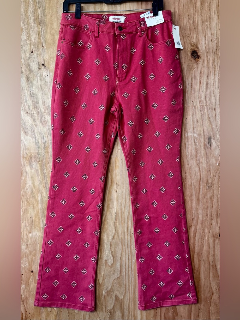 Wrangler Raspberry Printed Boot-Cut Jeans - Picture 2 of 6
